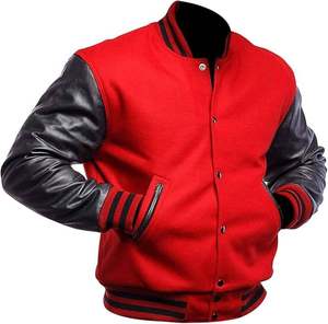 Chaqueta Varsity Formal de Alta Calidad y a la Moda con Cuello Alto y Logotipo Frontal Impermeable - Product Image 3