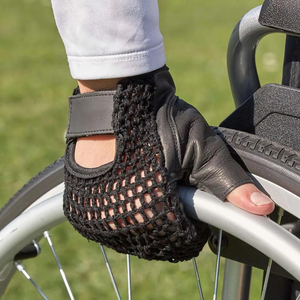 Gants en cuir légers en microfibre pour le fitness, le soutien à la musculation, la musculation, l'utilisation en fauteuil roulant - Respirants et confortables - Product Image 2