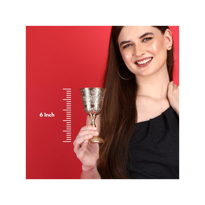 Copas de Vino Doradas Sopladas a Mano |   Copa de Degustación de Vino Tinto Transparente |   Cristalería para Regalos de Boda y Aniversario |   Vajilla de Lujo - Product Image 3