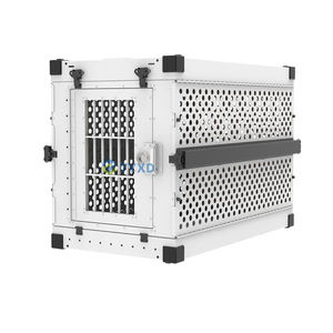 Niche pliable en aluminium pour chien K9, grande <span class=keywords><strong>Cage</strong></span> pour animaux, niche de voyage très grande en aluminium, berger allemand XL - Product Image 4