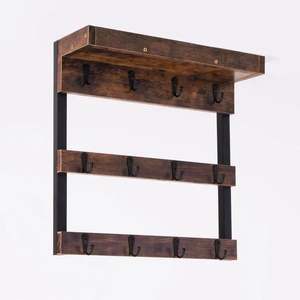 Support à tasses élégant en bois et métal de haute qualité pour la maison, la cuisine, l'hôtel, la table, le comptoir de cuisine - Fabriqué en Inde - Product Image 5