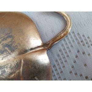 Cenicero de cobre en forma de hoja, barra de Cenicero de cobre martillado artesanal, accesorio para hotel y hogar - Product Image 2