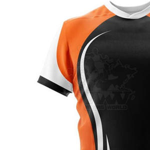 Diseña tu propio logotipo Uniforme de rugby de media manga Venta caliente Uniforme de rugby unisex cómodo - Product Image 4