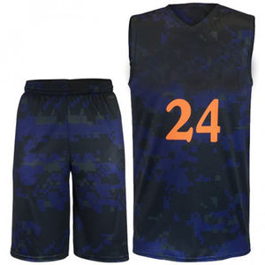 ชุดบาสเก็ตบอลระบายอากาศ แห้งเร็ว ผลิตจากโพลีเอสเตอร์ 100% สำหรับฤดูร้อน ออกแบบโลโก้ได้ตามต้องการ ดีไซน์ระดับมืออาชีพ ราคาดีที่สุด - Product Image 2