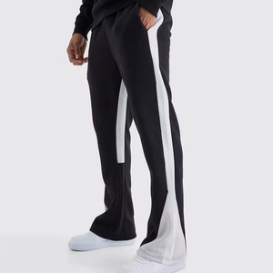 Pantalon de survêtement évasé en toile décontracté léger de qualité supérieure, nouveau modèle à prix réduit - Product Image 1