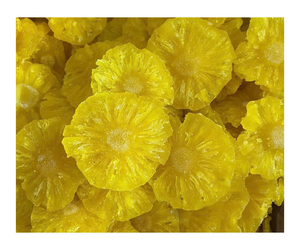 Tranches d'ananas doux séchées à saveur sucrée naturelle pure dans le sirop de confiserie prix de gros produit de fruits secs - Product Image 3