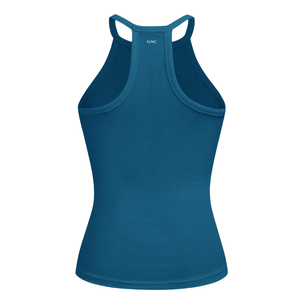 Womens Ribbed <b>Racerback</b> <b>Tank</b> <b>Top</b> Sleeveless Slim Fit Stretch Knit Camisole Casual Summer Soft Breathable Quick Dry Front Teal - Product Image 2
