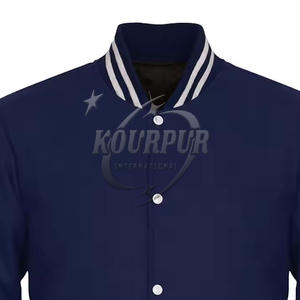 Vente en gros de veste universitaire en chenille brodée sur mesure pour hommes et femmes à col montant fabriquée à partir des meilleurs matériaux - Product Image 4