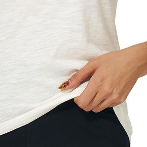 Wholesaler <b>T</b>-<b>Shirt</b> <b>Ladies</b> Casual Fashion <b>Summer</b> Breathable Short Sleeve Cotton Women Machine Washed With OEM Service - Product Image 6