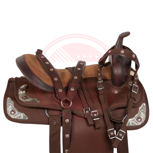Selle d'équitation professionnelle en cuir véritable de meilleure qualité/selle d'équitation légère sur mesure - Product Image 4