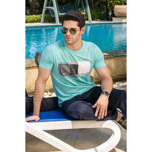 Camiseta Informal con Estampado Gráfico para Hombre JAIDEV Unze London, 100% Algodón Orgánico, Tejido Jersey, Camiseta Deportiva - Product Image 3