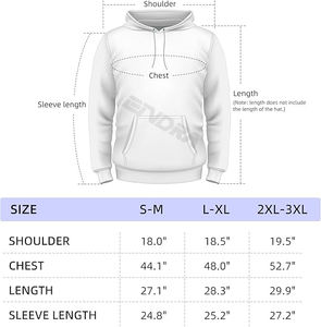 เสื้อมีฮู้ดสำหรับผู้ชายเสื้อสเวตเชิ้ตแบบมีเชือกรูดแขนยาวพิมพ์ลายตัวอักษรกราฟิกเสื้อสวมหัวมีกระเป๋า - Product Image 6