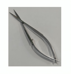 กรรไกรตัดหนังแบบสปริงสแตนเลสสีเงินโค้งสำหรับงานด้านความงามและทำเล็บ - Product Image 6