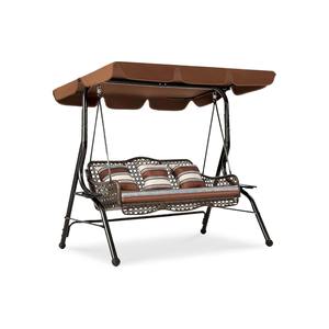 Silla Columpio Doble para Exteriores, Económica, de Fábrica, al Mejor Precio, en Existencia, Muebles de Acero Inoxidable de la Mejor Calidad, Pérgola Súper Grande - Product Image 6