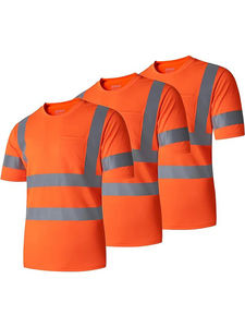Uniforme de Trabajo para Trabajadores de la Construcción, Minería e Industria, 100% Algodón Puro, Ropa de Trabajo con Logotipo Personalizado, Ropa de Seguridad Reflectante de Alta Visibilidad, Camisetas de Trabajo - Product Image 3