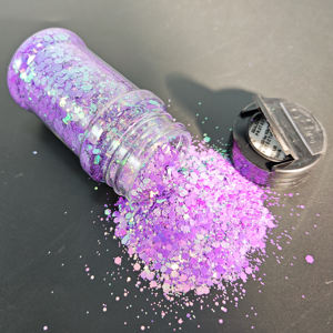 Xucai olografico Glitter in polvere pigmentato Glitter sfuso in polvere per capelli Nail Art decorazione polvere olografica Glitter - Product Image 4