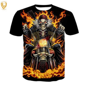 Buen Material Oem 100% algodón Precio caliente Precio de fábrica Fabricante profesional Diseño único antiarrugas Sublimación Camisetas - Product Image 5