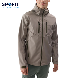 Chaqueta Softshell táctica con cuello levantado de lona impermeable para exteriores Unisex con diseño Reversible características transpirables y a prueba de viento - Product Image 1