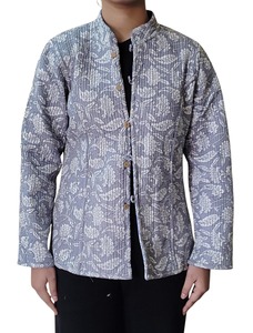 Fabricant et grossiste veste réversible faite à la main vêtements d'extérieur d'hiver veste matelassée en coton pour femmes manteau fait main demoiselle d'honneur - Product Image 4
