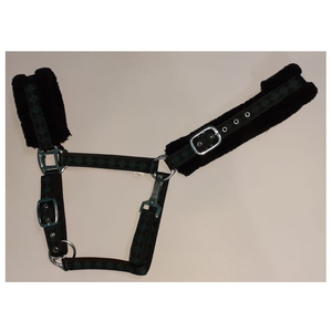 Logo personnalisé OEM Headstall équestre confortable cheval licou en cuir véritable avec taille haute pour les courses de chevaux - Product Image 1