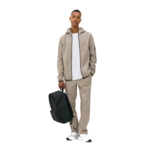 Conjunto Deportivo Personalizado con Cremallera en Felpa Técnica de Algodón para Hombre, Conjunto Deportivo con Cremallera para Otoño, Talla Personalizada - Product Image 1