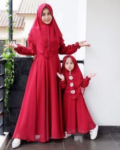 Conjuntos de Abaya a juego para madre e hija, el mejor precio al por mayor, impresionante estilo familiar, en relieve, Digital, personalizable, servicio OEM todo - Product Image 5