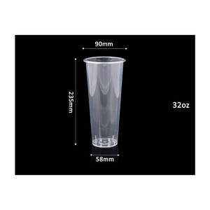 Clase excepcional 235mm Altura 32oz 90mm Diámetro Desechable Delgado Duro PP Vasos Plástico - Product Image 1