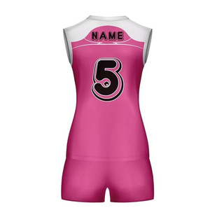 Cómodo uniforme de voleibol unisex con color personalizado y logotipo Spandex/Material de poliéster Ropa deportiva de secado rápido - Product Image 2