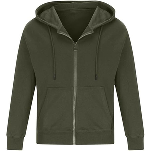 Sweat à capuche zippé ample en coton de haute qualité, lourd, surdimensionné, à double fermeture éclair, sweat à capuche personnalisé pour homme, sweat à capuche zippé intégral - Product Image 5