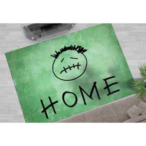 Tapis imprimé vert : grand, épais, design moderne pour bureau, salle de bain, tapis gobelin - Product Image 1