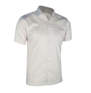 Custom Logo <b>Men's</b> Half Sleeve Button up Casual <b>Shirt</b> Breathable Poplin Fabric with Formal Style Solid Pattern New Deal Offer - Product Image 4