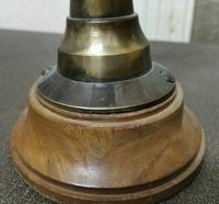 Laiton antique 6 pouces Marine Metal Craft Ship Engine Room Telegraph Working Nautical Design