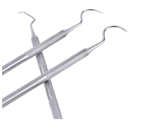 Sondes Dentaires Explorateur Dentaire Curette Dentaire Explorateur Endo Explorateur Double Extrémité Instruments Parodontaux Manuel en Acier Inoxydable Lumière - Product Image 2