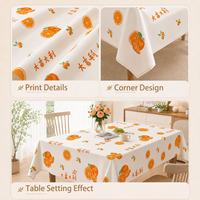 Nappe en PEVA personnalisée OEM ODM, motif sur mesure, imperméable, lavable, en vinyle, taille personnalisée, approvisionnement en gros