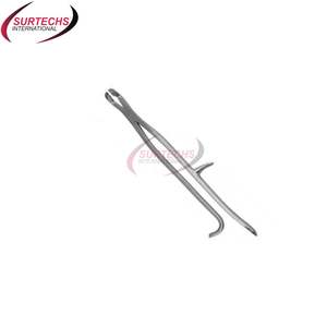 Fórceps de extracción dental de acero inoxidable para equinos veterinarios Surgicon, base al por mayor de instrumentos quirúrgicos, tapa de mandíbula superior - Product Image 3