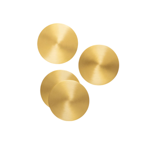 แผ่นรองแก้วโลหะสีทองรูปทรงสวยงาม สำหรับเครื่องครัว โต๊ะอาหาร ชุดน้ำชาและกาแฟ - Product Image 3