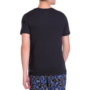 เสื้อยืดผ้าฝ้ายโอเวอร์ไซส์สำหรับผู้ชายพิมพ์ลายกริ่งขนาดใหญ่ - Product Image 4