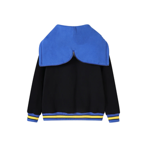 Sudadera con Capucha de Invierno Oakwood Black, Unisex, Premium, Felpa Real, Bolsillo Canguro, Estilo Urbano Azul-amarillo Intenso, 100% Orgánico - Product Image 2