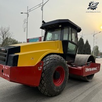 Rouleau compresseur routier diesel Dynapac CA610 d'occasion, poids de travail 21 tonnes, compacteur vibrant à tambour unique, 127 kW, marque suédoise originale