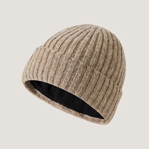 Bonnet de crâne tricoté d'hiver solide de qualité pour hommes et femmes Bonnet imperméable en rouge marine gris foncé noir avec impression numérique - Product Image 6