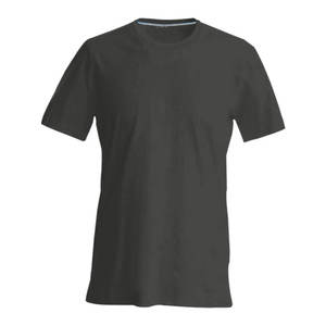 T-shirt à col rond à manches courtes en coton pour hommes, respirant - Product Image 6