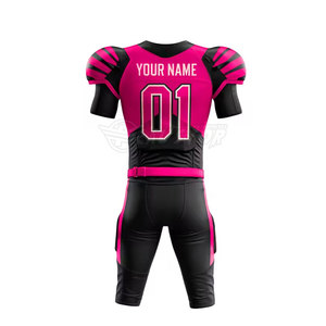Uniforme de football américain de couleur différente de conception et de style 2025 uniforme de football américain de prix de gros - Product Image 3