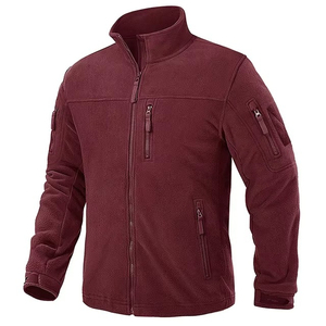 High Quality Custom logo Polyester Spandex Lightweight Full Zip Waterproof Winter <b>Fleece</b> <b>Lined</b> Men Softshell windbreaker <b>Jacket</b> - Product Image 5