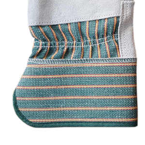 Nouveau produit tendance Gants de travail canadiens Respirant Cuir Doublure en coton Poignet caoutchouté Antidérapant Rigger Gants de travail de sécurité - Product Image 5