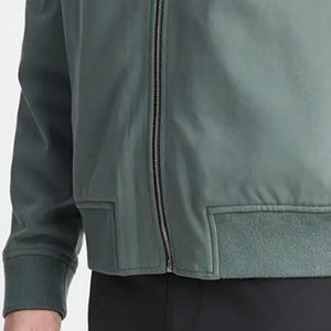 Venta al por mayor de alta calidad de los hombres con cremallera Stand Collar Bomber Jacket ropa de invierno con nuevo diseño de Venta caliente OEM ODM disponible - Product Image 4