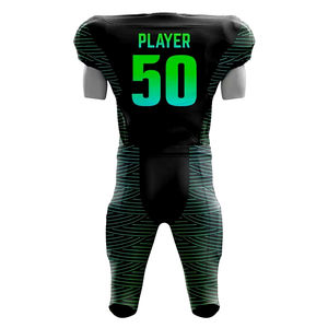 Bajo MOQ Uniforme de fútbol americano de alta calidad Hecho de 100% Poliéster Sublimación Uniforme de fútbol americano - Product Image 3