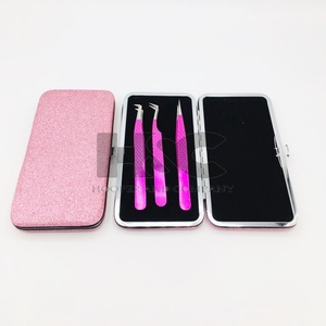 ที่หนีบขนตาสีทองรูปหัวใจที่หนีบขนตาทำจากใยสแตนเลสแบบยั่งยืนที่คีบขนมิงค์แบบรัสเซีย - Product Image 6