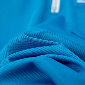 Polo de Manga Larga Azul para Hombre, Color Sólido, Tejido de Punto de Secado Rápido, Estilo Casual, Corte Regular, Diseño con Bolsillo - Product Image 4