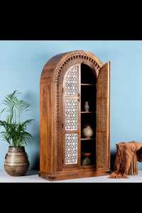 ห้องนอนทำจากไม้มีสไตล์ตั้งได้พร้อมที่เก็บของทรงสูงแท่งแขวนและการออกแบบที่สะอาดเหมาะสำหรับพื้นที่แบบดั้งเดิม - Product Image 4