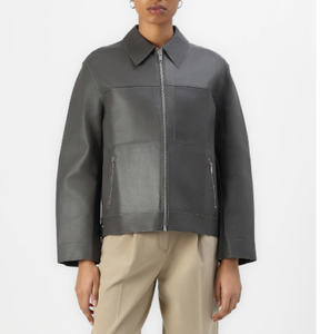 แจ็กเก็ตหนังกันลมของผู้หญิงแจ็กเก็ตหนังแฟชั่นกันน้ำ - Product Image 1